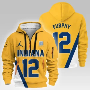 Johnny Furphy Indiana Pacers Hoodie Half Zipper  NBA 2025 For Fan Johnny Furphy HVN1026PCJF052825HODZ