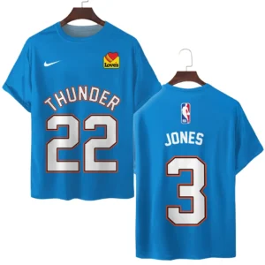 Dillon Jones Oklahoma City Thunder T-Shirt  NBA 2025 For Fan Dillon Jones HVN1026THDDJ052825TS3D