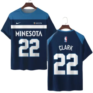 Jaylen Clark Minnesota Timberwolves T-Shirt  NBA 2025 For Fan Jaylen Clark HVN1026TWJC052825TS3D