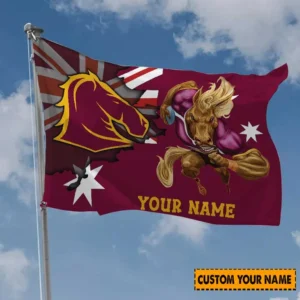 Brisbane Broncos NRL Flags, Gift For Brisbane Broncos Fan NRL08052625112
