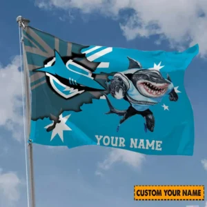 Cronulla Sharks NRL Flags, Gift For Cronulla Sharks Fan NRL08052625117