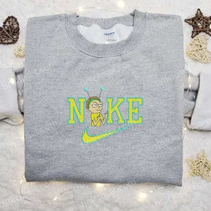 Morty Smith x Nike Embroidered Shirt, Embroidered Sweatshirt Fashion Style For Couples