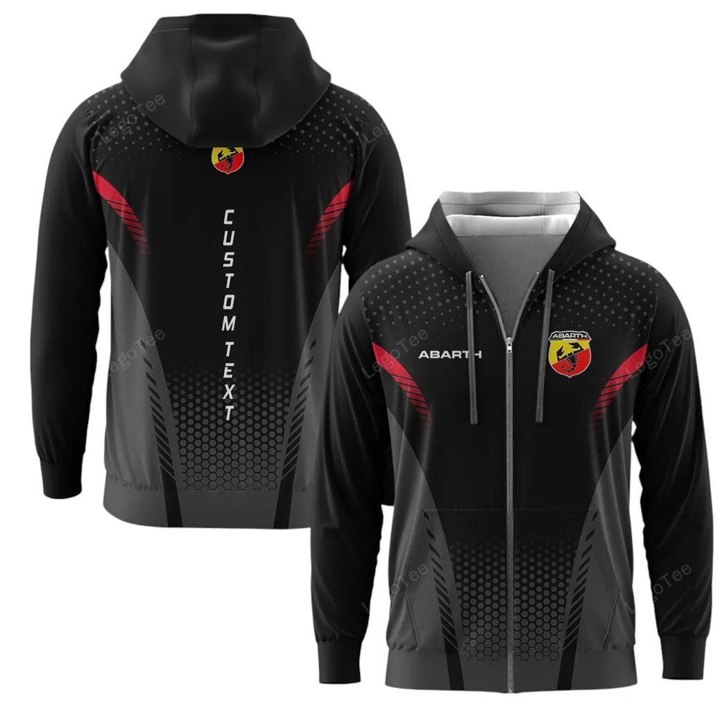 Abarth Zipper Hoodie, Gift For Abarth Lovers, Gift For Him, Husband, Boyfriend CAR10803122500