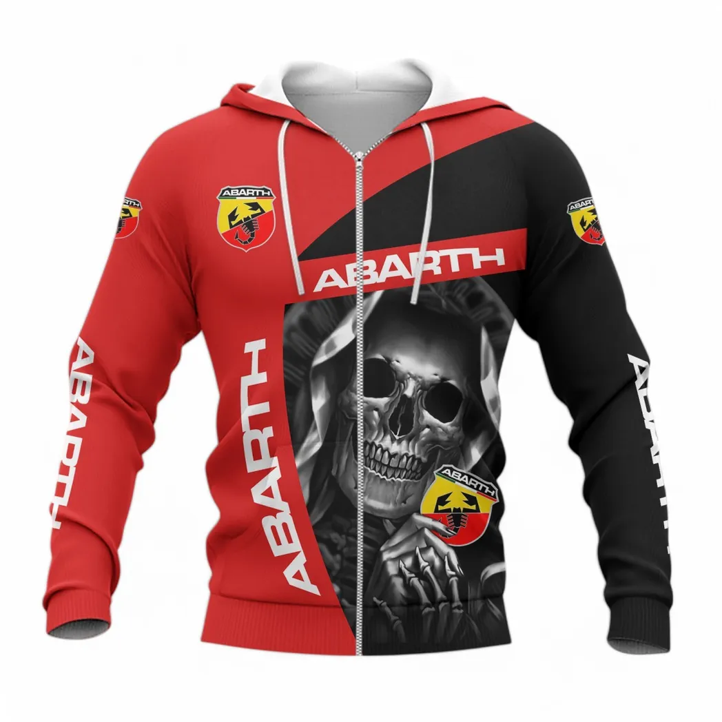 Abarth Zipper Hoodie, Gift For Abarth Lovers, Gift For Him, Husband, Boyfriend CAR6702212580