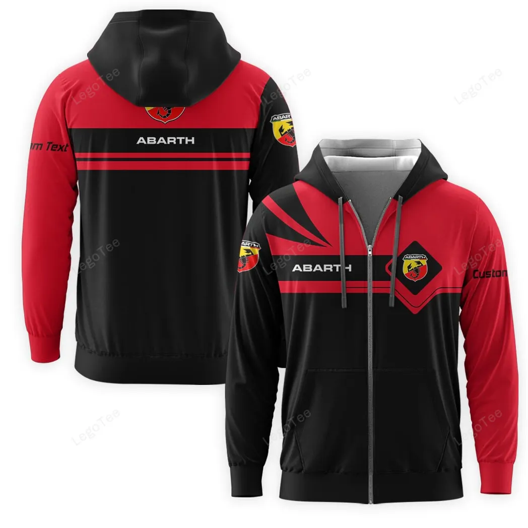 Abarth Zipper Hoodie, Gift For Abarth Lovers, Gift For Him, Husband, Boyfriend CAR9803032500