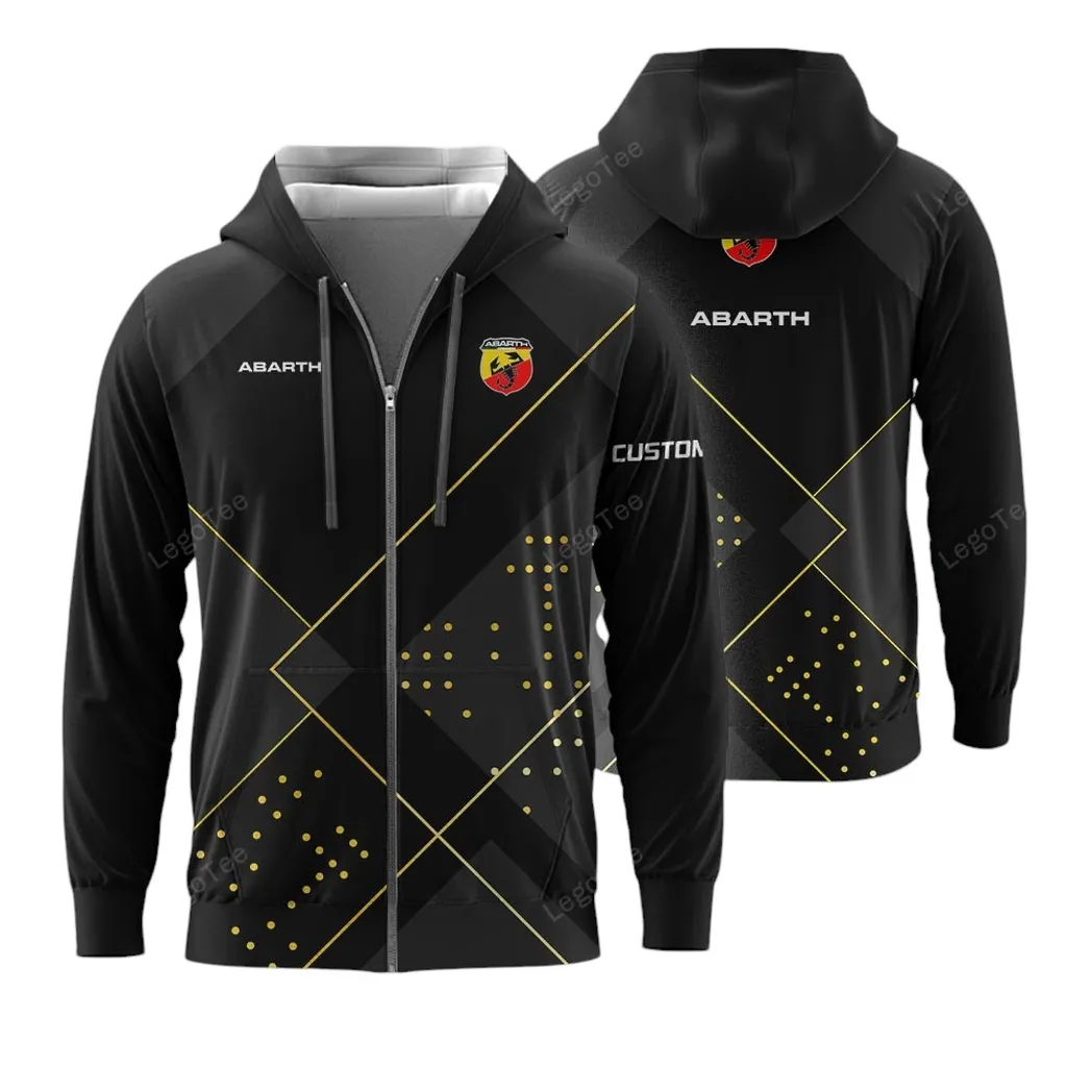 Abarth Zipper Hoodie, Gift For Abarth Lovers, Gift Fot Him, Husband, Boyfriend CAR11403032500