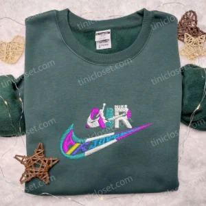 Air Jordan x Nike Embroidered Shirt, Nike Inpsired Embroidered Hoodie, Best Gifts For Family