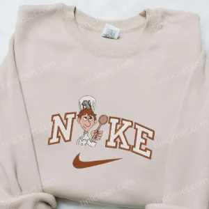 Alfredo Linguini x Nike Cartoon Embroidered Sweatshirt, Disney Characters Embroidered T-shirt, Best Gift Ideas for Family