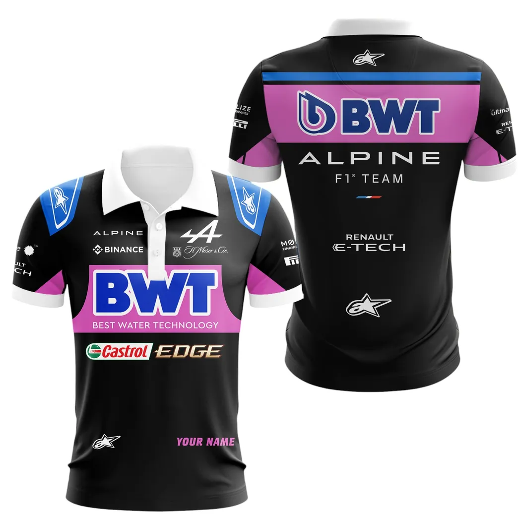 Alpine F1 Polo Shirt, All Over Print Polo Shirt Alpine F1 CAR41304142503