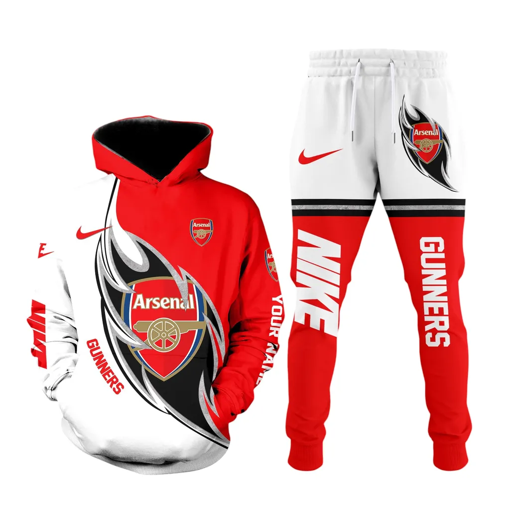 Arsenal EPL Hoodie Sweatpants Set SPO0203005, Gift For Fan Arsenal