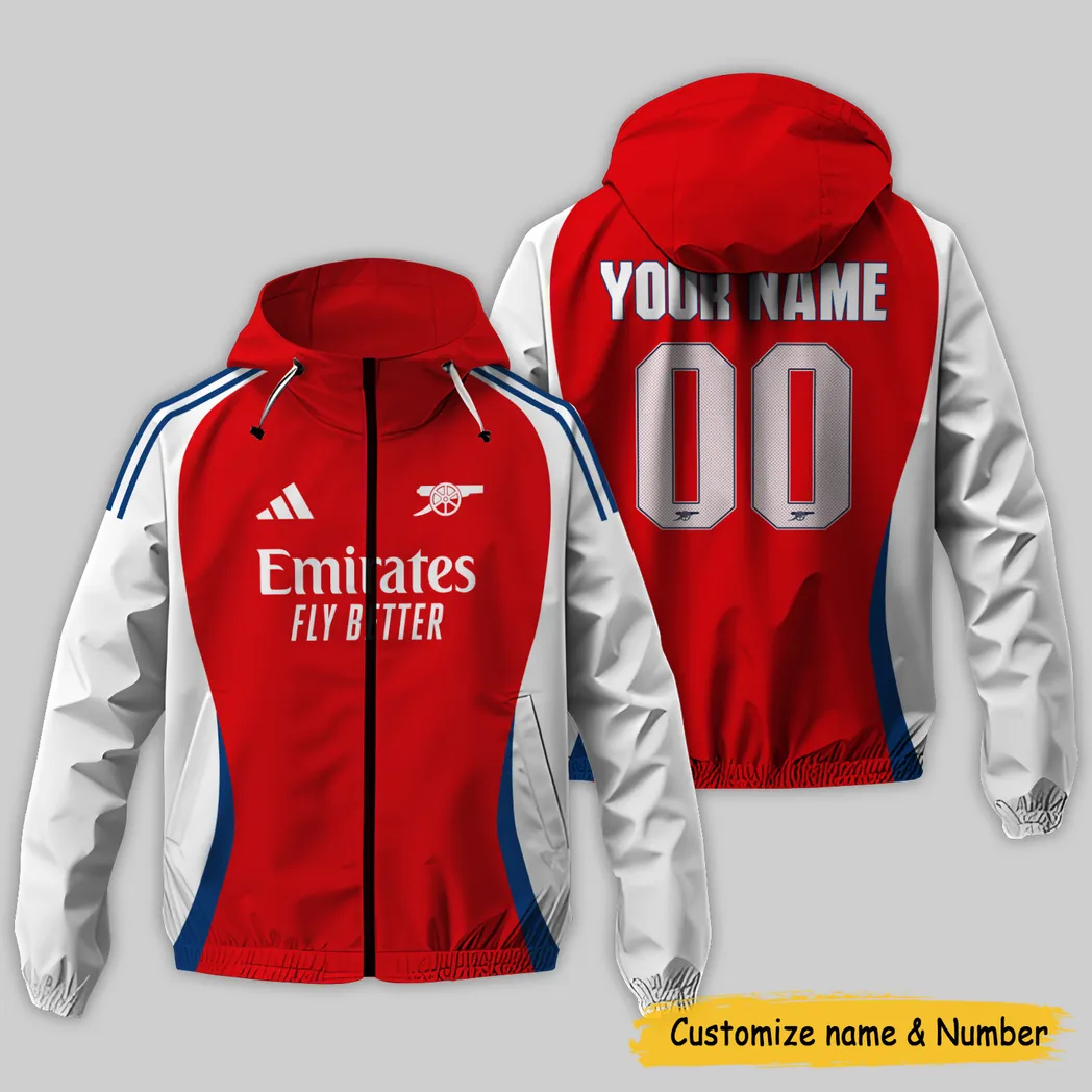 Arsenal  EPL Windbreaker Jacket SPO0503018, Gift For Fan Arsenal