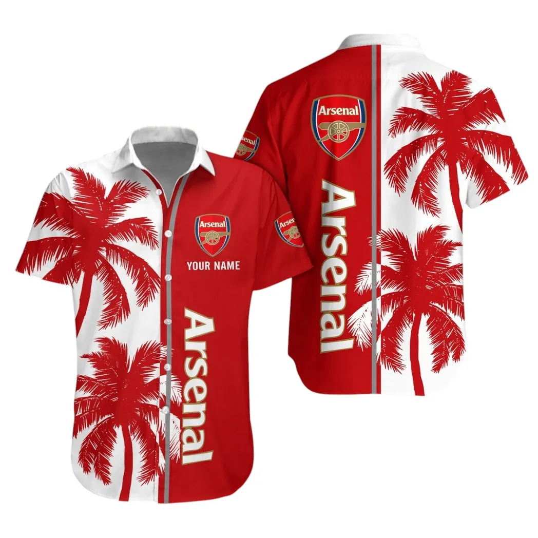 Arsenal Hawaiian Shirt, All Over Print Hawaiian Shirt For Arsenal Fans DEPL3705052028