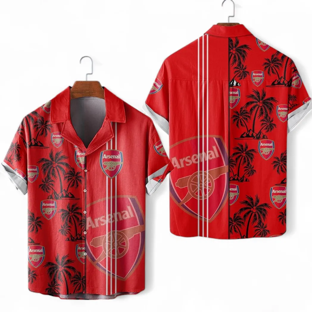 Arsenal Hawaiian Shirt For Men, All Over Print Hawaiian Shirt Arsenal EPL1804232505