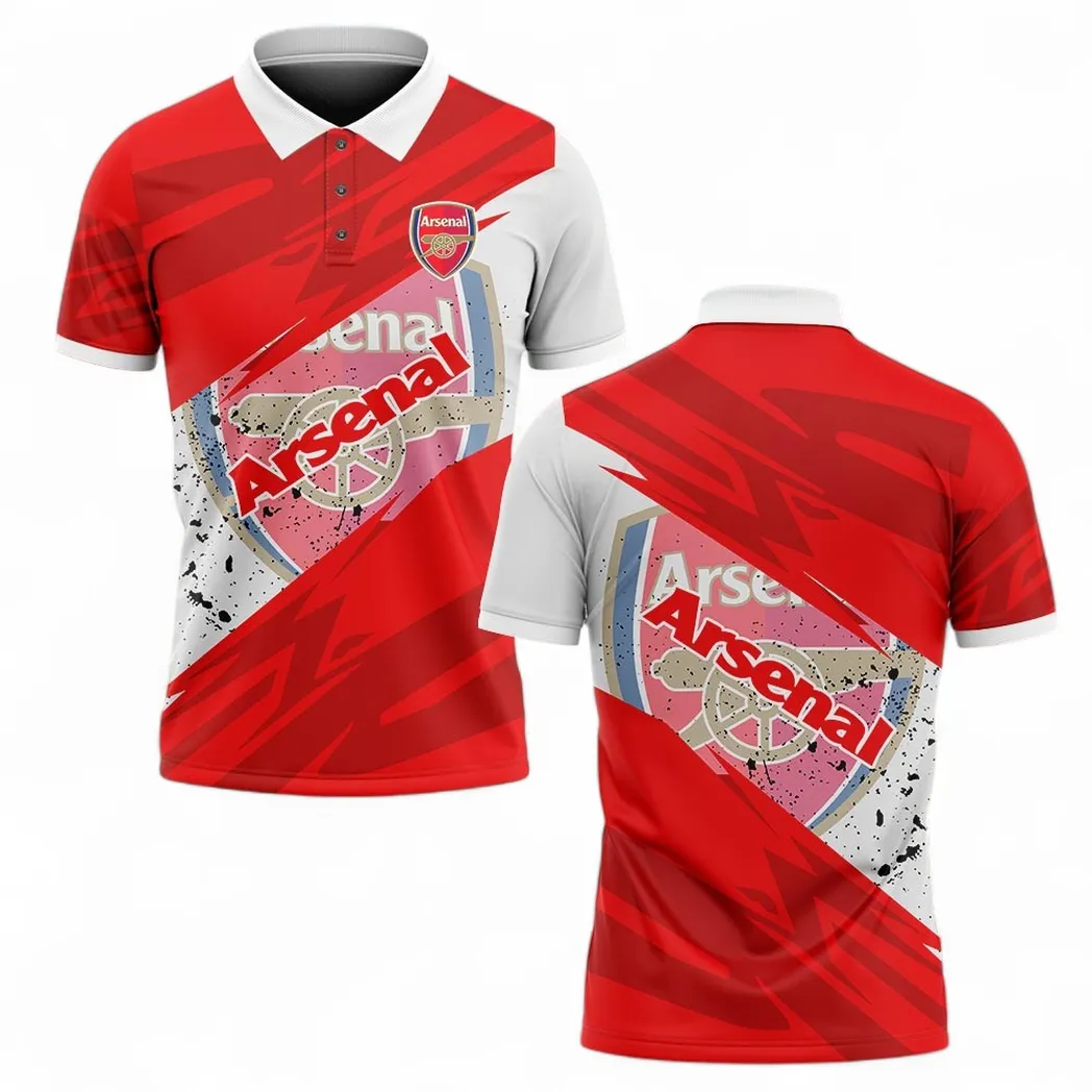 Arsenal Polo Shirt, All Over Print Polo Shirt Arsenal EPL2104232505