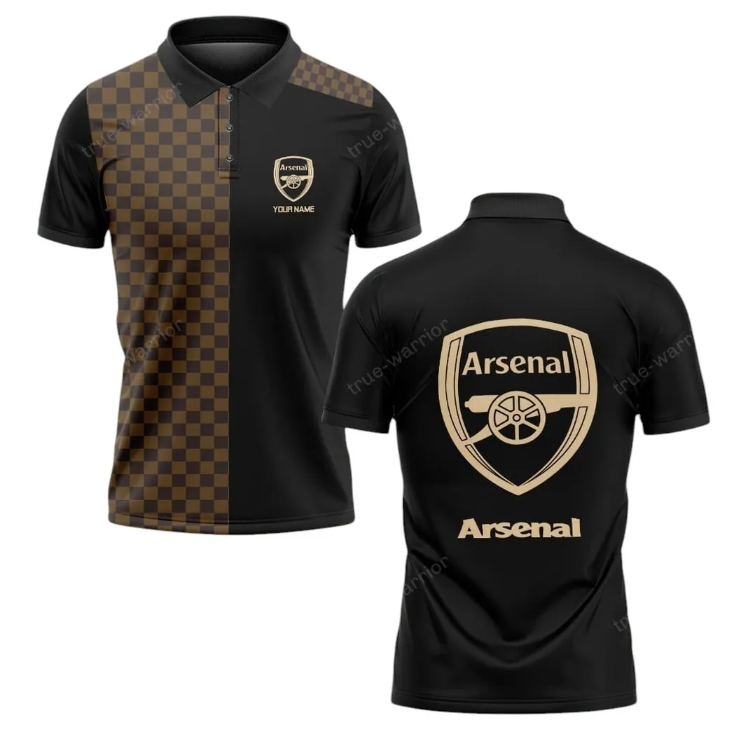 Arsenal Polo Shirt Classic Style Custom Name Shirt EPL03042225135