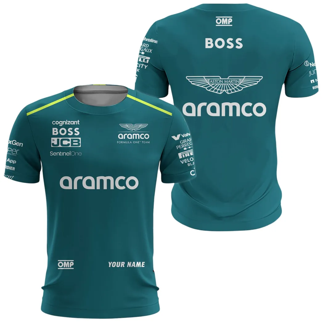 Aston Martin Cognizant T-Shirt, All Over Print T-Shirt Aston Martin Cognizant CAR41304142504