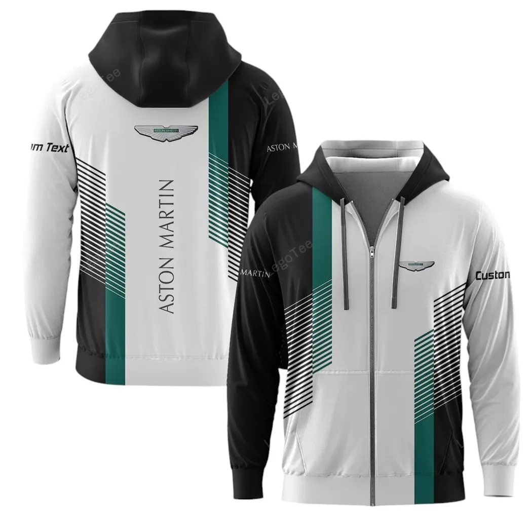 Aston Martin Zipper Hoodie, Gift For Aston Martin Lovers, Gift For Him, Husband, Boyfriend CAR10703122504