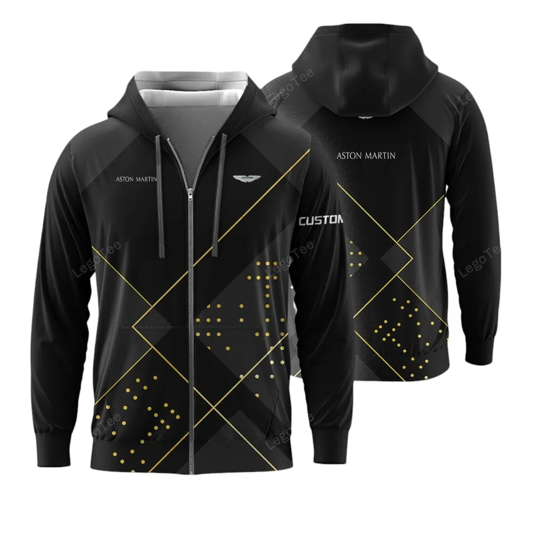 Aston Martin Zipper Hoodie, Gift For Aston Martin Lovers, Gift Fot Him, Husband, Boyfriend CAR11403032503
