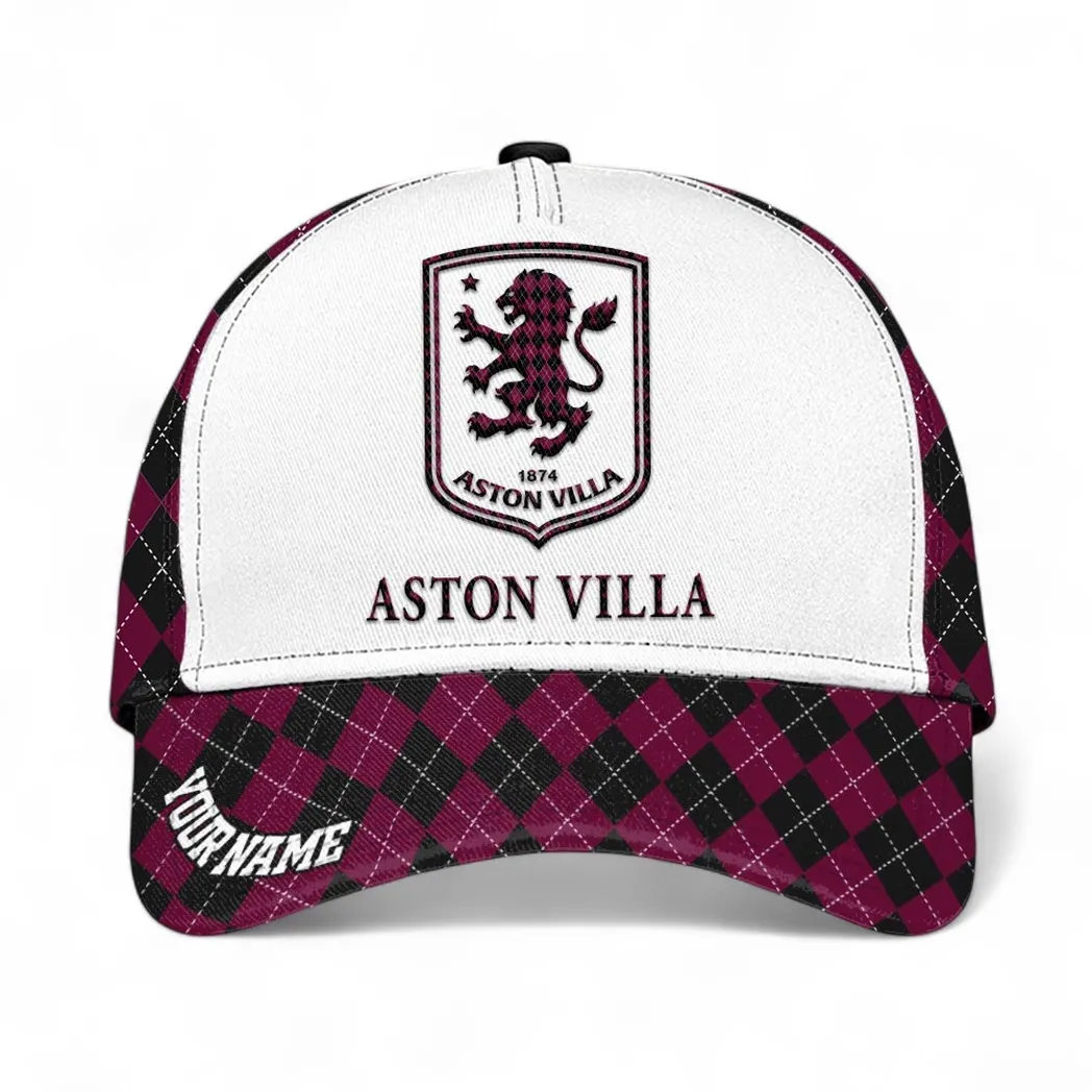 Aston Villa Baseball Cap, All Over Print Cap Aston Villa EPL1504222507