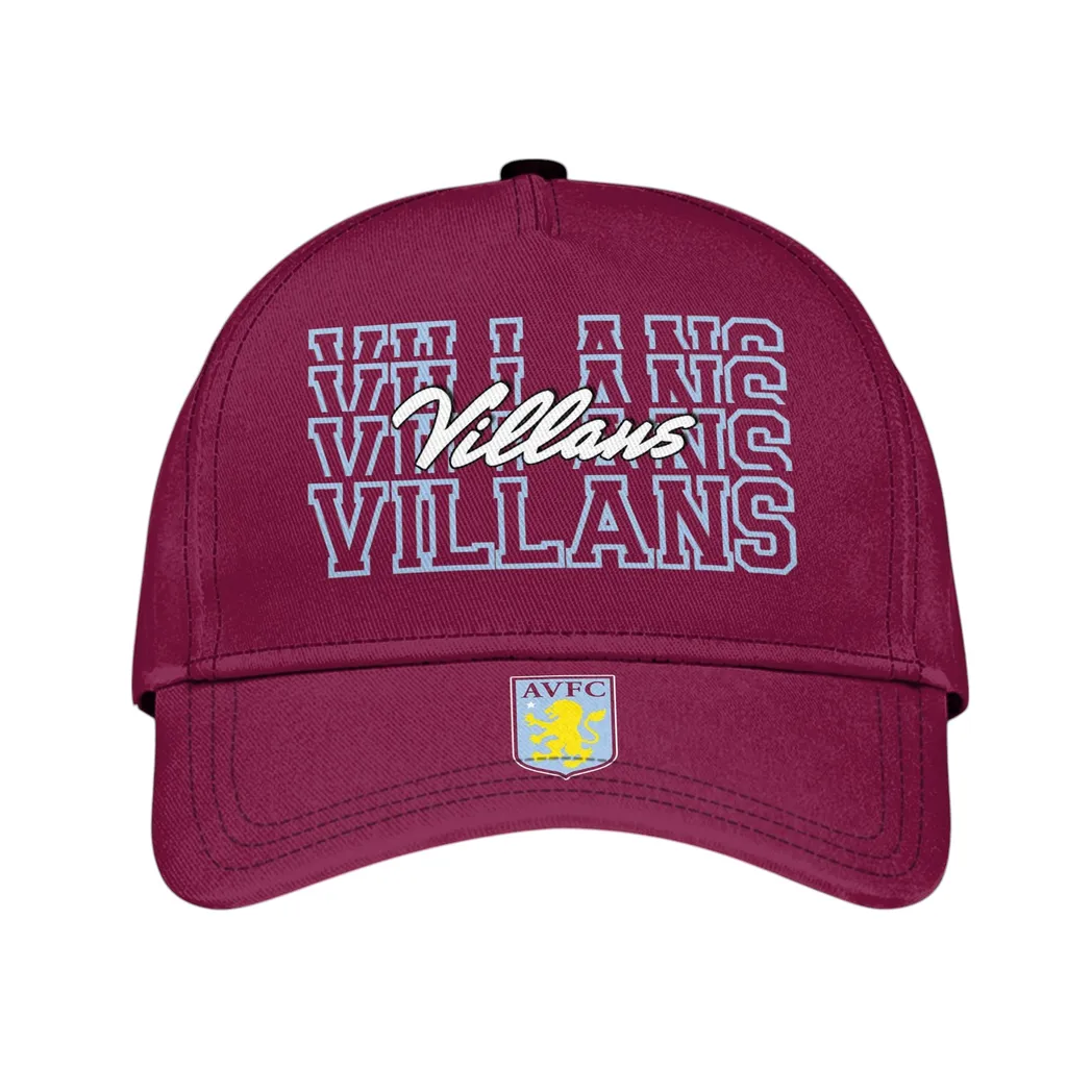 Aston Villa EPL Cap Baseball Cap SPO2619002, Gift For Fan Aston Villa