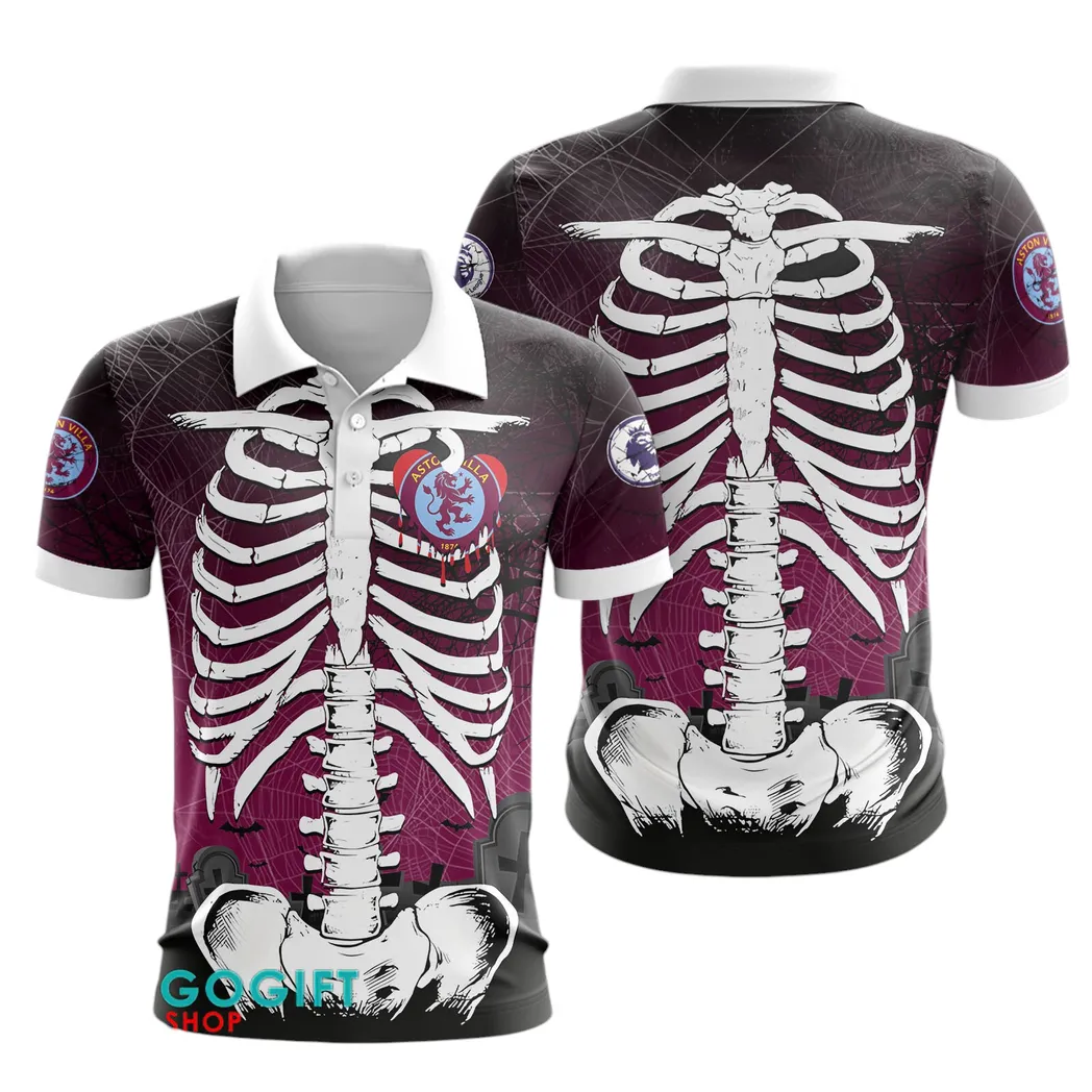 Aston Villa  EPL Polo Shirt SPO2119002, Gift For Fan Aston Villa -Polo Shirt