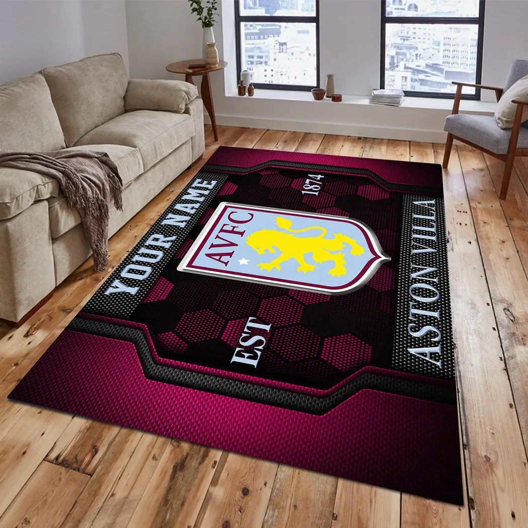 Aston Villa  EPL Rug SPO2819002, Gift For Fan Aston Villa