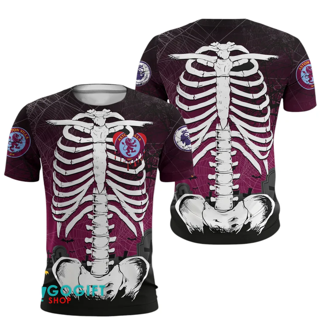 Aston Villa  EPL T-Shirt  SPO2119002, Gift For Fan Aston Villa -T-Shirt
