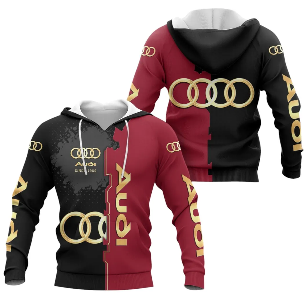 Audi Hoodie, Gift For Audi Lovers, Gift For Him, Husband, Boyfriend CAR44021725002-2