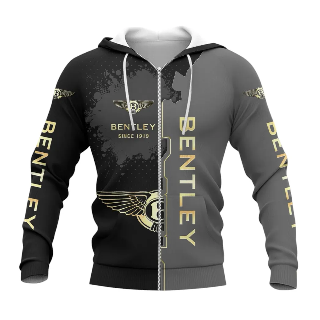 Bentley Zipper Hoodie, Gift For Bentley Lovers, Gift For Him, Husband, Boyfriend CAR44021725003-3