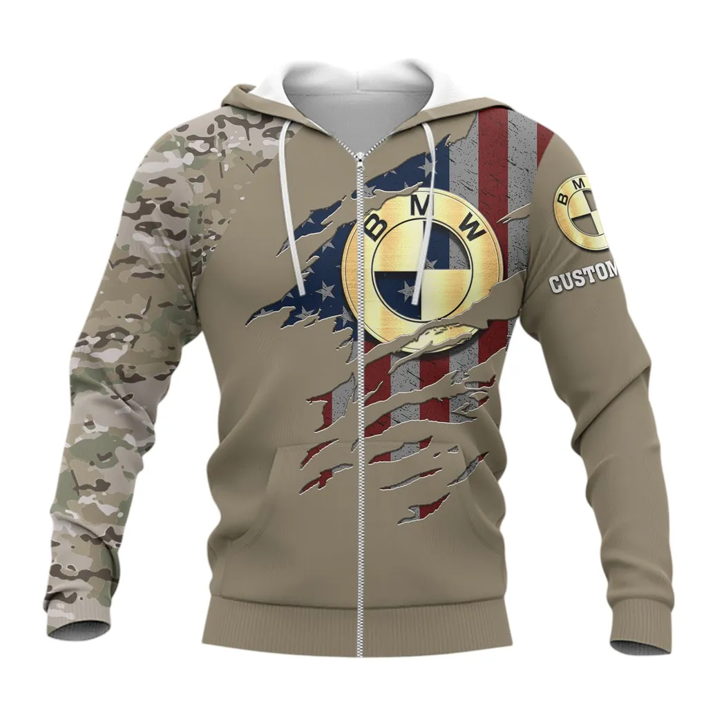 BMW M Car Zipper Hoodie, Gift For BMW M CAR Lovers, Gift For Him, Husband, Boyfriend CAR46021725006-3
