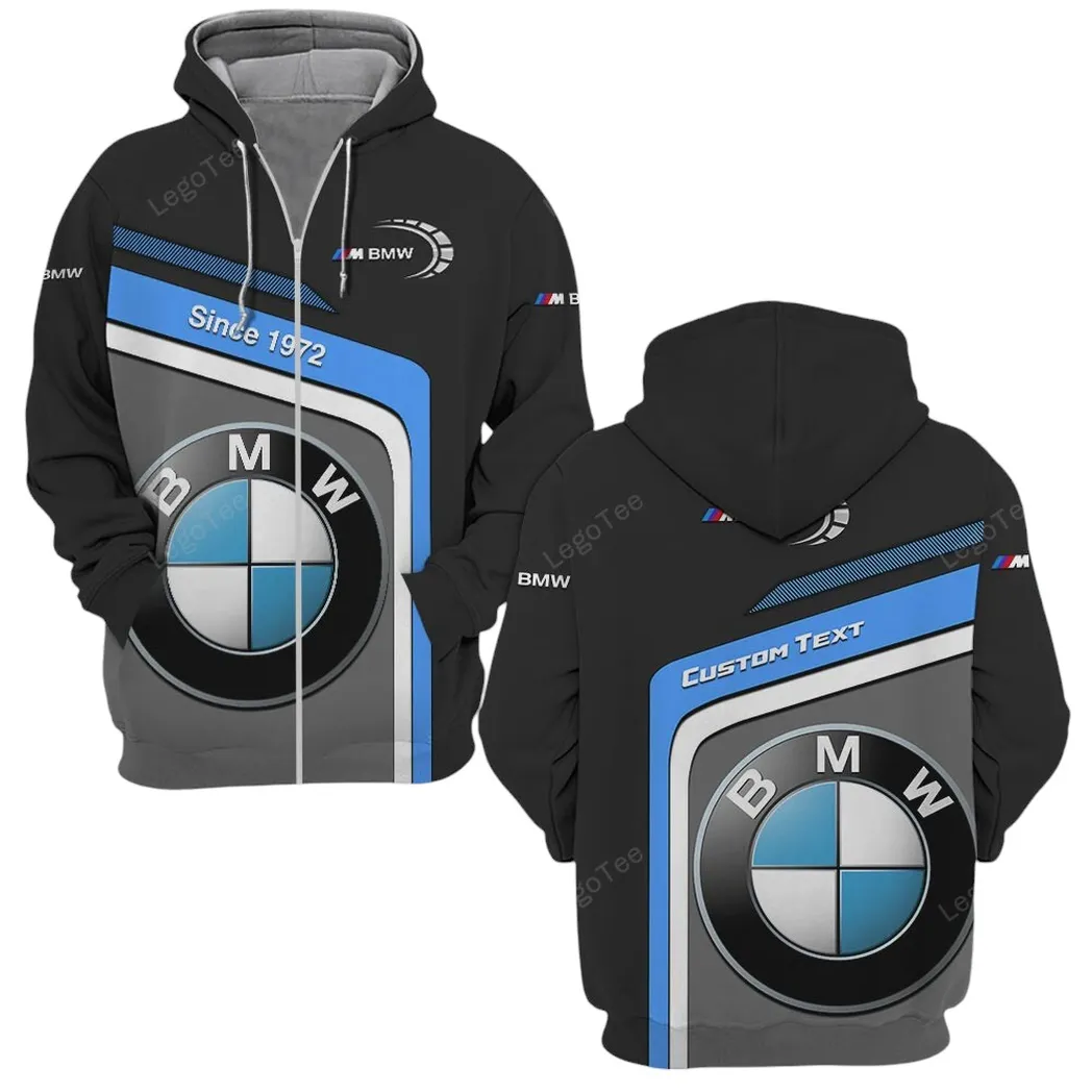 BMW M Zipper Hoodie, Gift For BMW M Lovers, Gift For Him, Husband, Boyfriend CAR11103032507