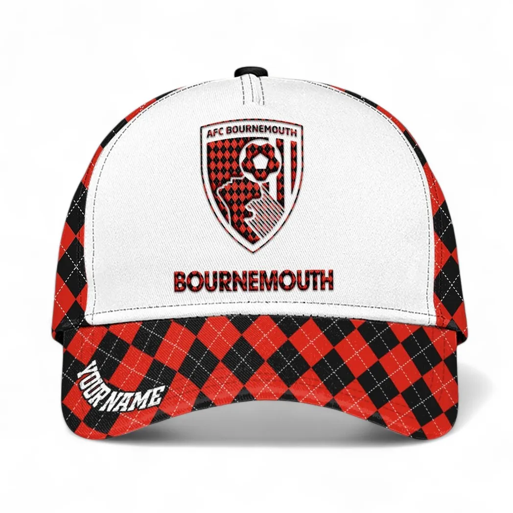 Bournemouth Baseball Cap, All Over Print Cap Bournemouth EPL1504222513