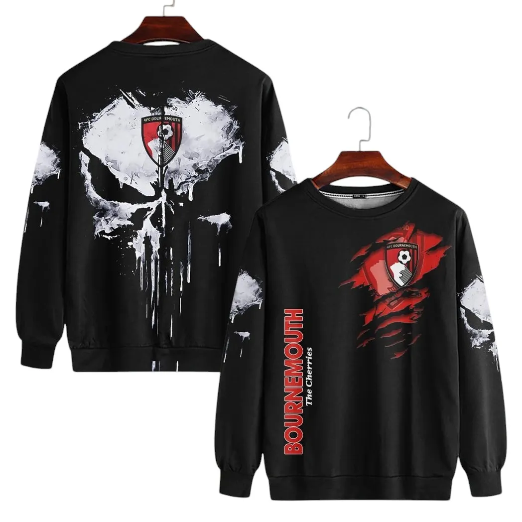 Bournemouth EPL Sweatshirt SPO1719001, Gift For Fan Bournemouth-Sweatshirt