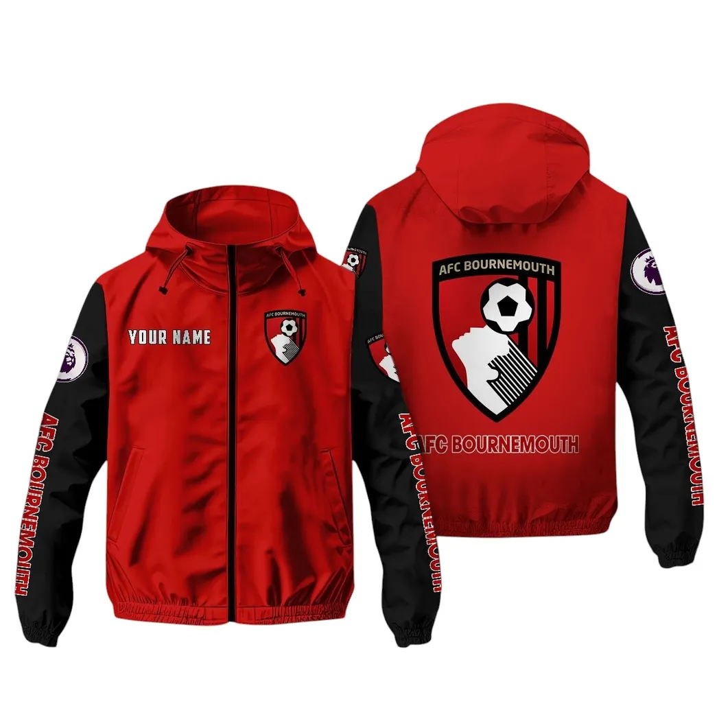 Bournemouth EPL Windbreaker Jacket SPO0519003, Gift For Fan Bournemouth