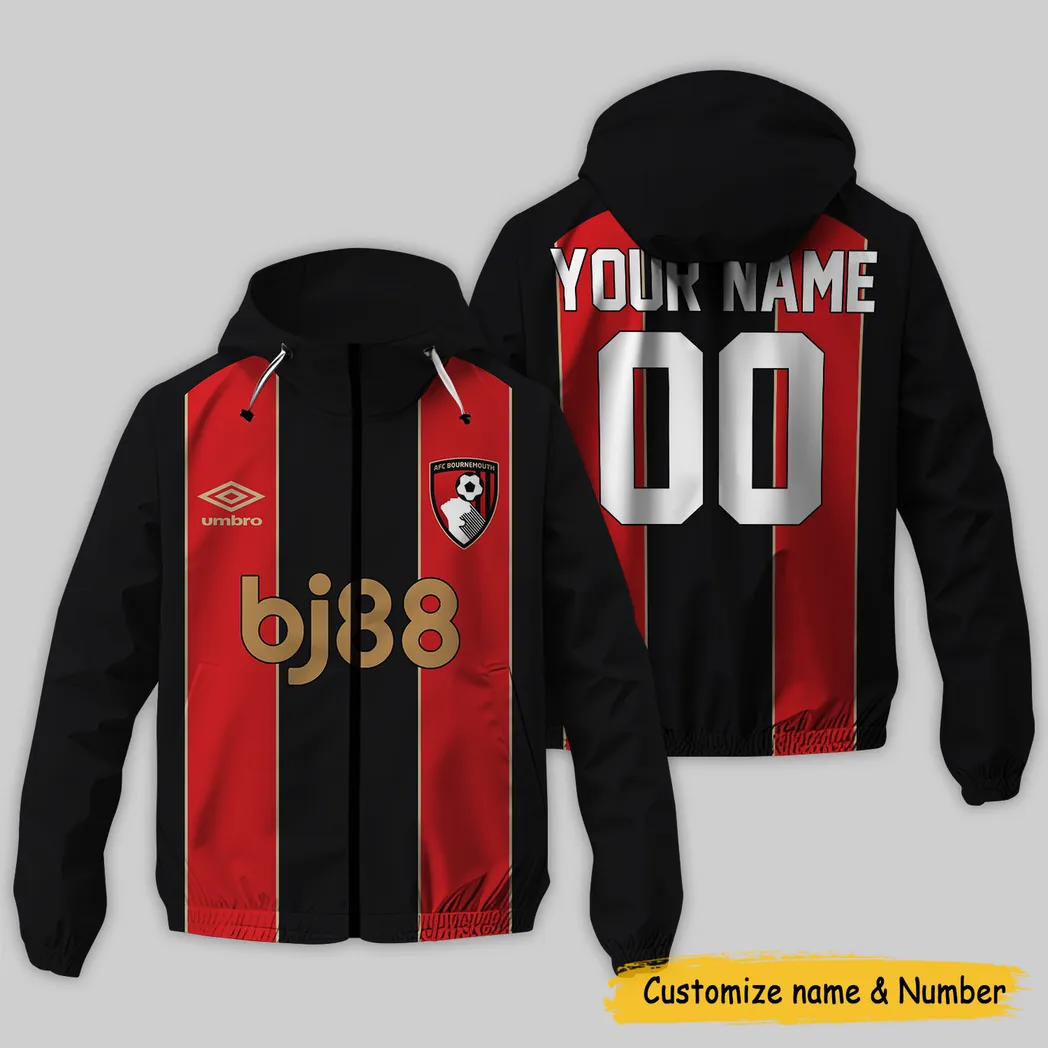 Bournemouth EPL Windbreaker Jacket SPO1119020, Gift For Fan Bournemouth