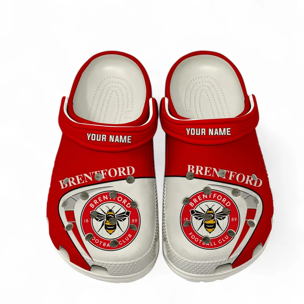 Brentford Crocs, All Over Print Crocs Brentford EPL1904232541