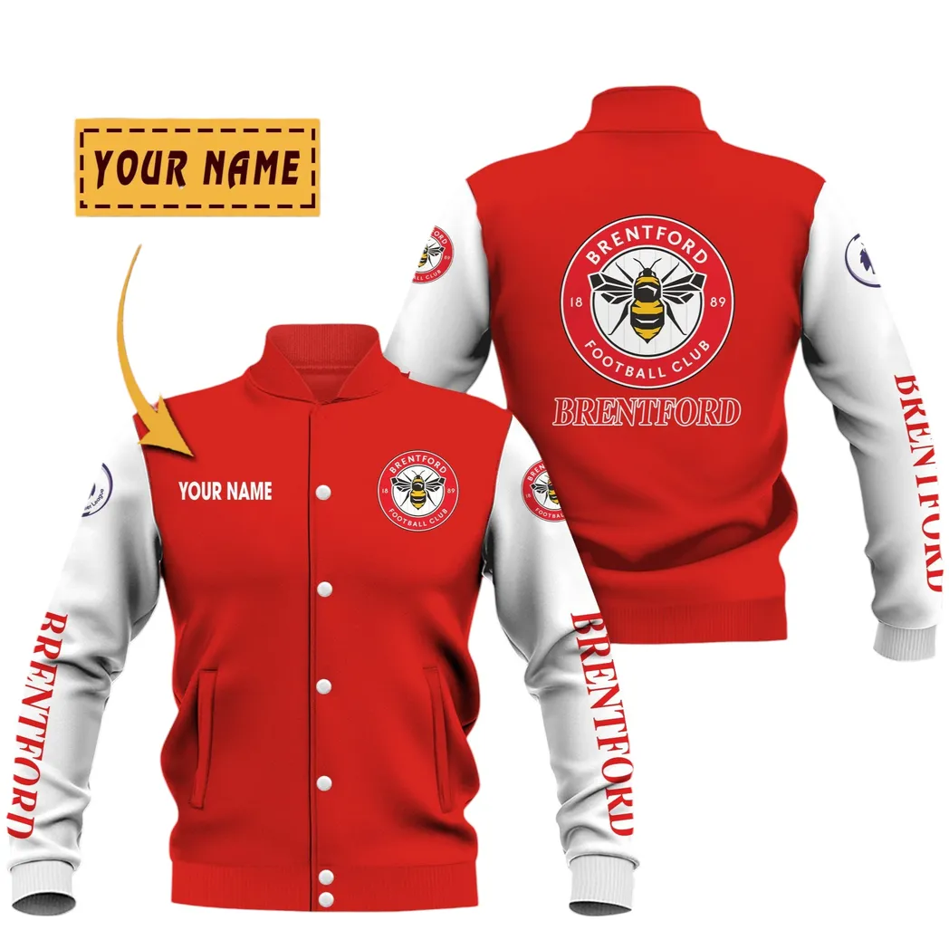 Brentford  EPL Baseball Jacket SPO1620005, Gift For Fan Brentford