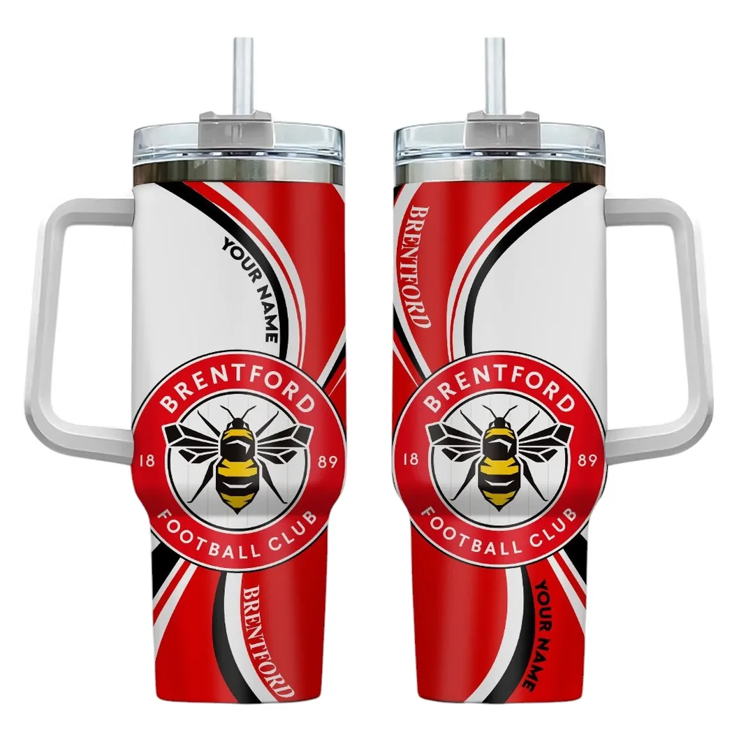 Brentford EPL Stans Tumbler 40oz SPO2320005, Gift For Fan Brentford