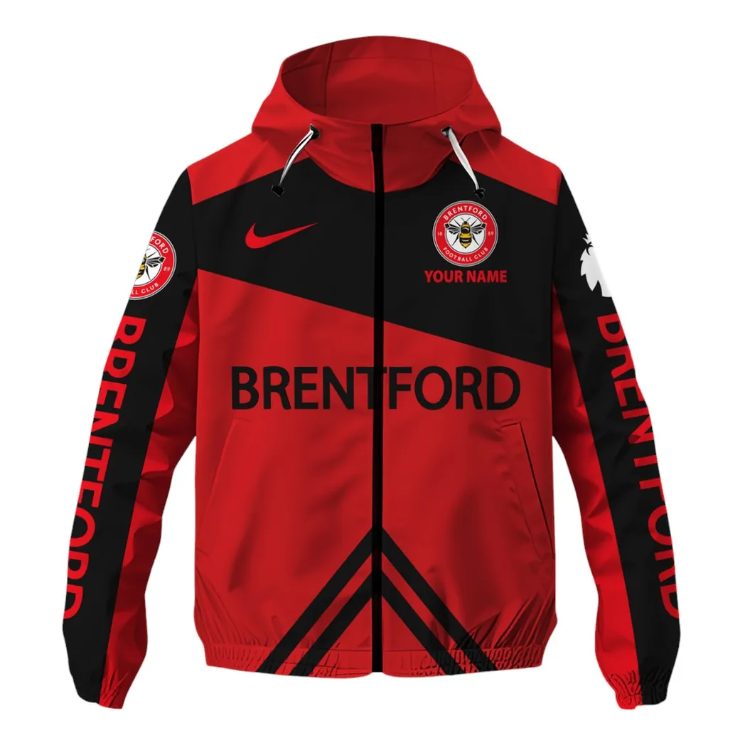 Brentford EPL Windbreaker Jacket SPO1219004, Gift For Fan Brentford