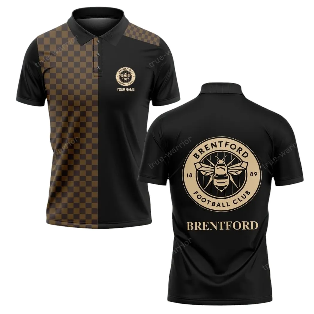 Brentford Polo Shirt Classic Style Custom Name Shirt EPL03042225146