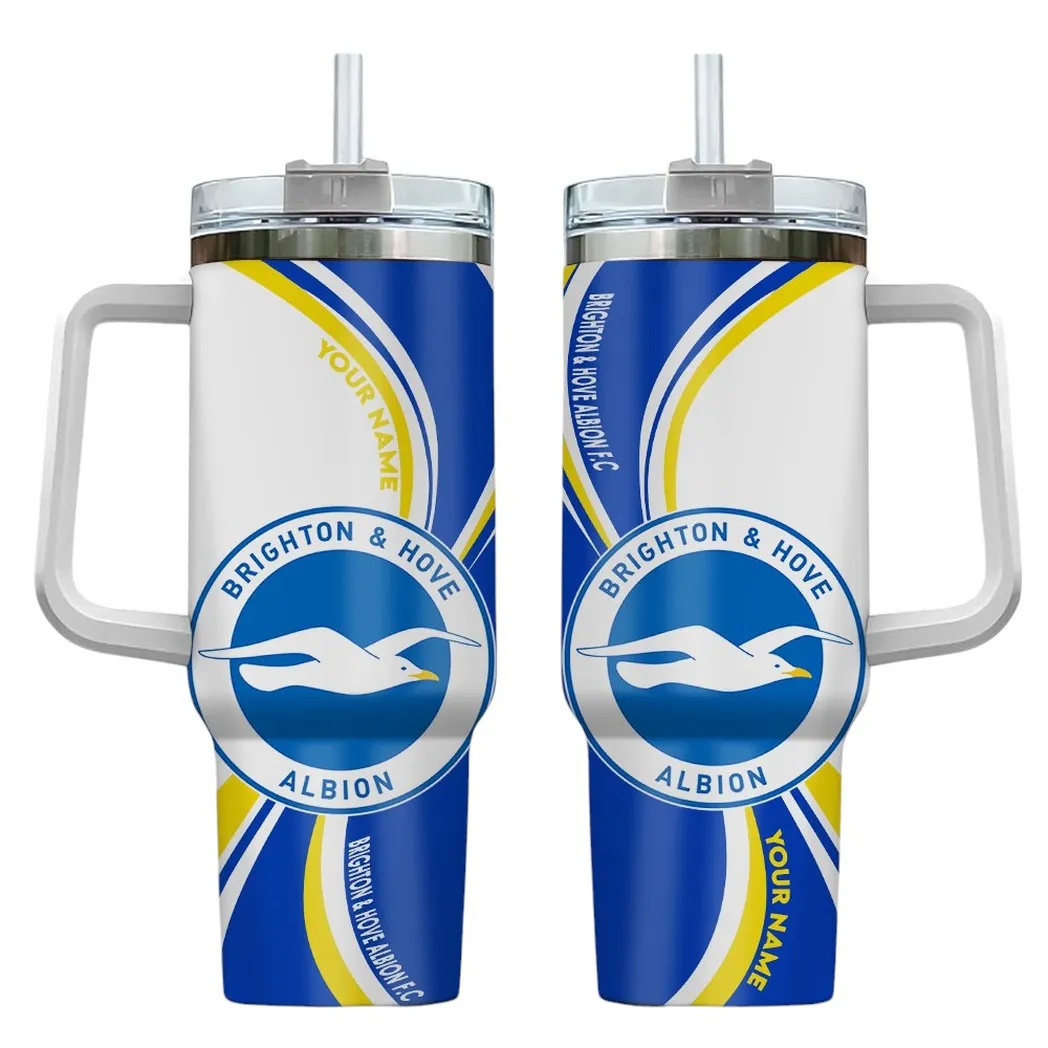 Brighton EPL Stans Tumbler 40oz SPO2320012, Gift For Fan Brighton