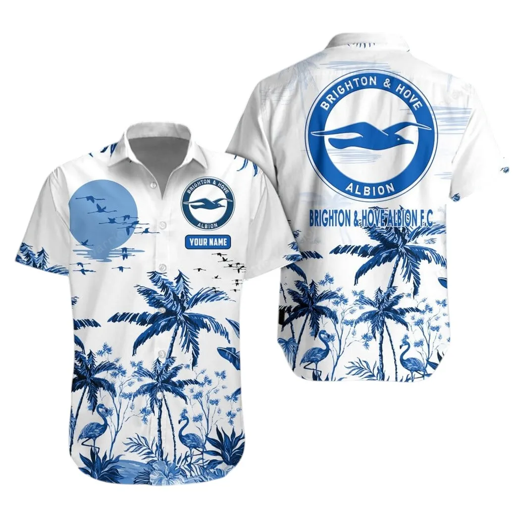 Brighton & Hove Albion Hawaiian Shirt For Men, All Over Print Hawaiian Shirt Brighton & Hove Albion EPL0204212515