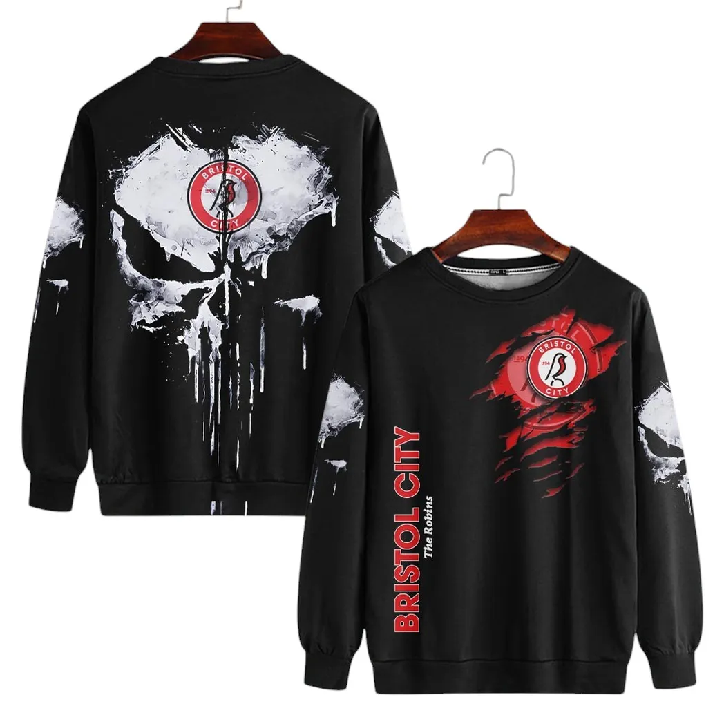 Bristol City EPL Sweatshirt SPO1719007, Gift For Fan Bristol City-Sweatshirt