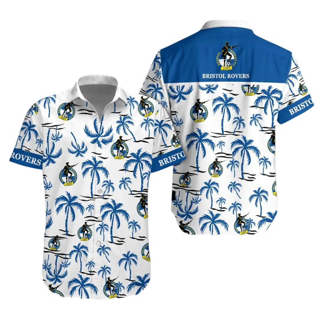 Bristol Rovers Hawaiian Shirt For Men, All Over Print Hawaiian Shirt Bristol Rovers EPL1204212512