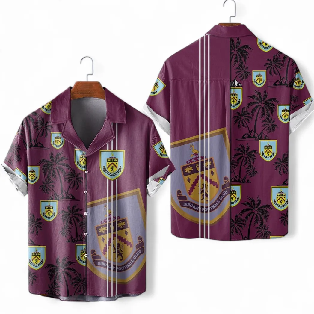 Burnley Hawaiian Shirt For Men, All Over Print Hawaiian Shirt Burnley EPL1804232516