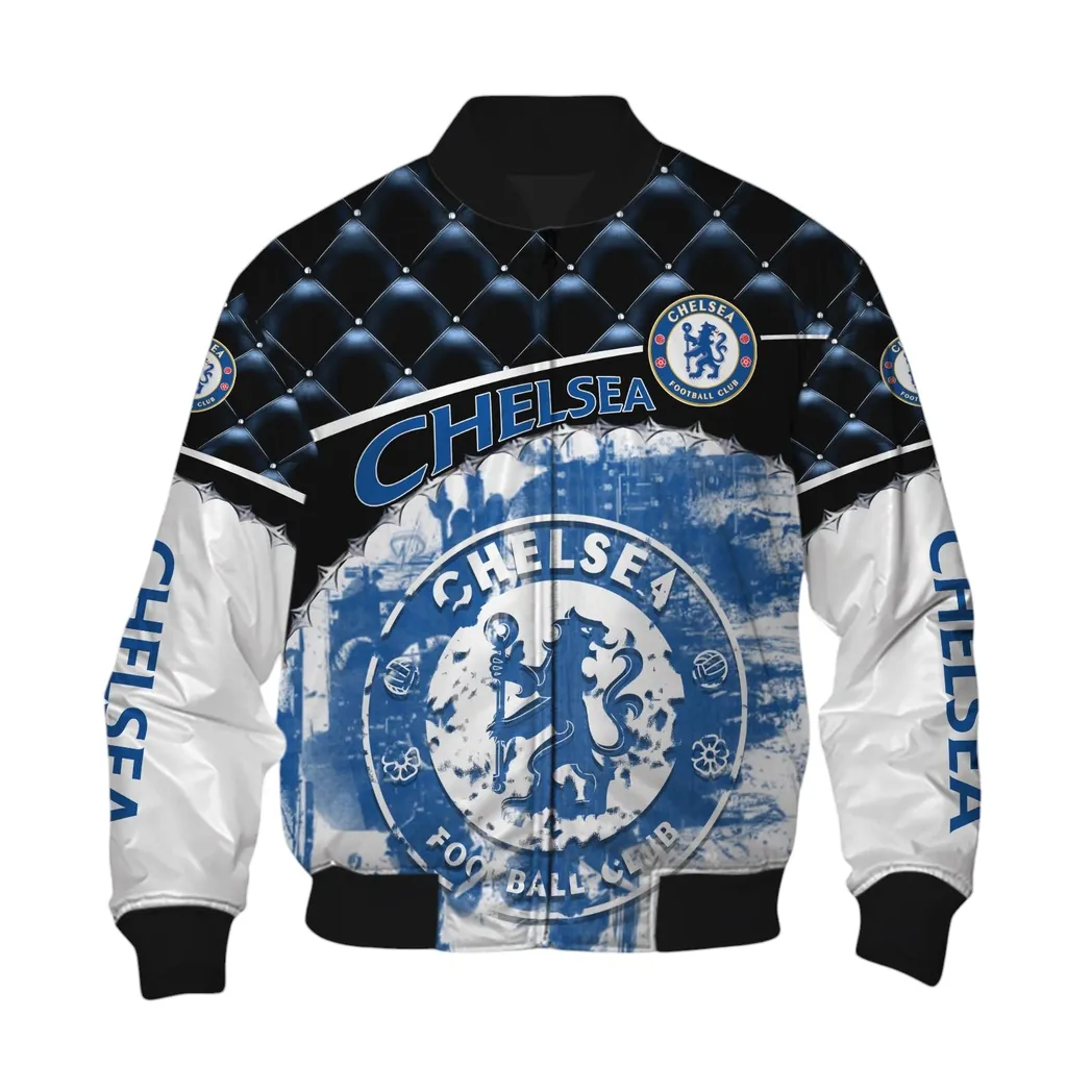 Chelsea EPL Bomber Jacket SPO1319003-6, Gift For Fan Chelsea-Bomber Jacket