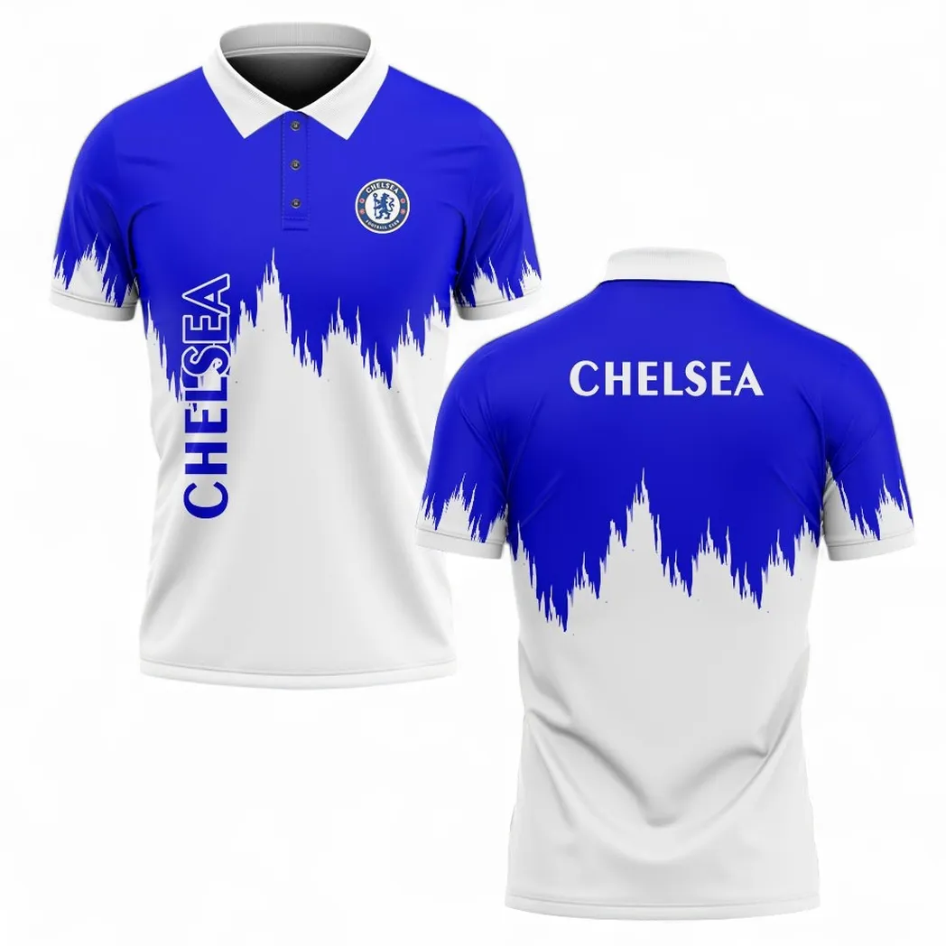 Chelsea Polo Shirt, All Over Print Polo Shirt Chelsea EPL2004232505