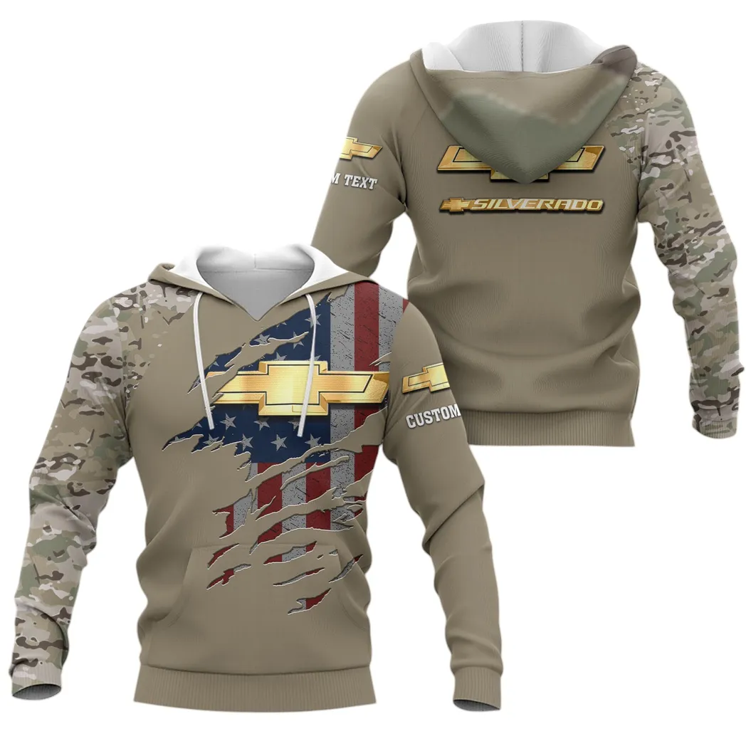Chevrolet Silverado Hoodie, Gift For Chevrolet Silverado Lovers, Gift For Him, Husband, Boyfriend CAR46021725014-4