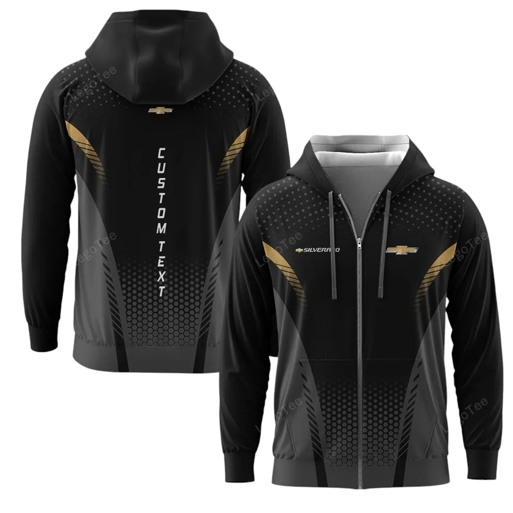 Chevrolet Silverado Zipper Hoodie, Gift For Chevrolet Silverado Lovers, Gift For Him, Husband, Boyfriend CAR10803122514