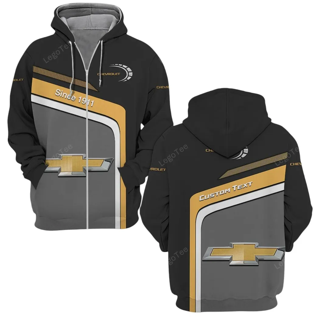 Chevrolet Zipper Hoodie, Gift For Chevrolet Lovers, Gift For Him, Husband, Boyfriend CAR11103032511